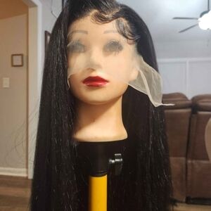 Sleek Black Lace Front Wig